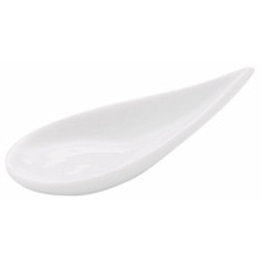 Pordamsa Gota Porcelain Gloss White Tasting Spoon 8x3cm