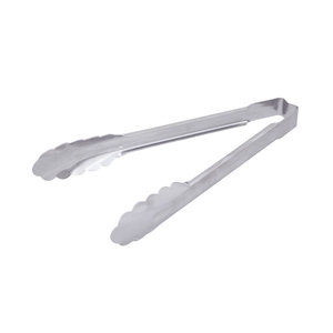 Vollrath 9 inch Stainless Steel One-Piece Tongs