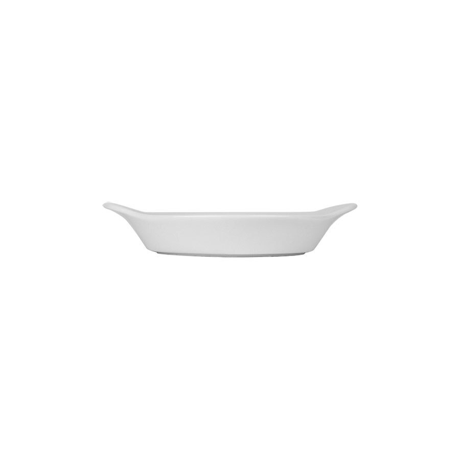 Superwhite Porcelain Round Eared Dish 13cm