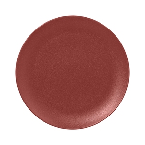Rak Neofusion Vitrified Porcelain Red Round Flat Coupe Plate 27cm