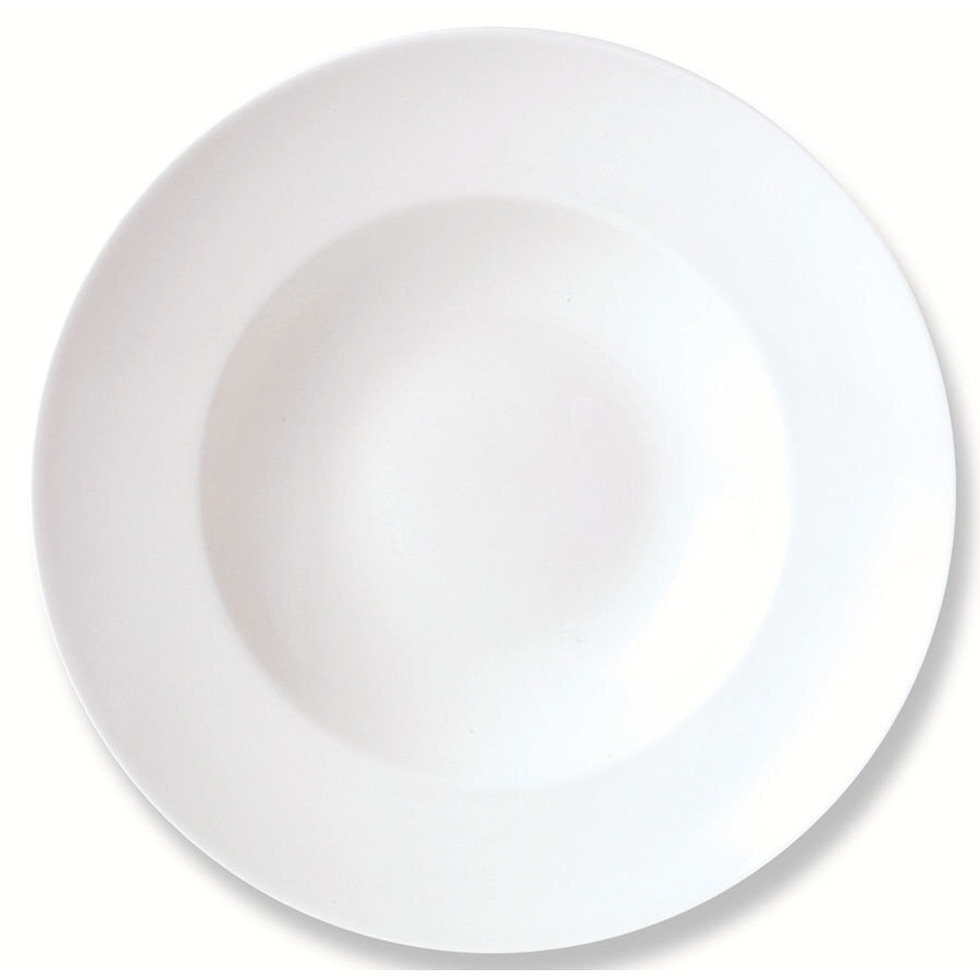 Steelite Simplicity Vitrified Porcelain White Round Nouveau Bowl 27cm