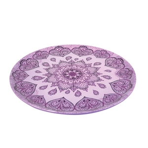 Mehndi Purple Platter 35cm