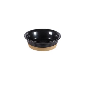 Churchill Art De Cuisine Igneous Stoneware Black Round Large Pie Dish 48.3cl
