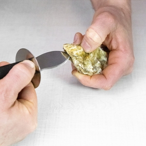MasterClass Soft Grip Stainless Steel Oyster Knife 18cm
