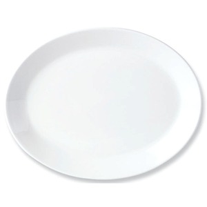 Simplicity Plate Coupe Oval White 39.5cm