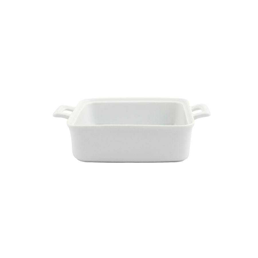 Superwhite Porcelain Mini Square Dish 260ml 12.5x4cm