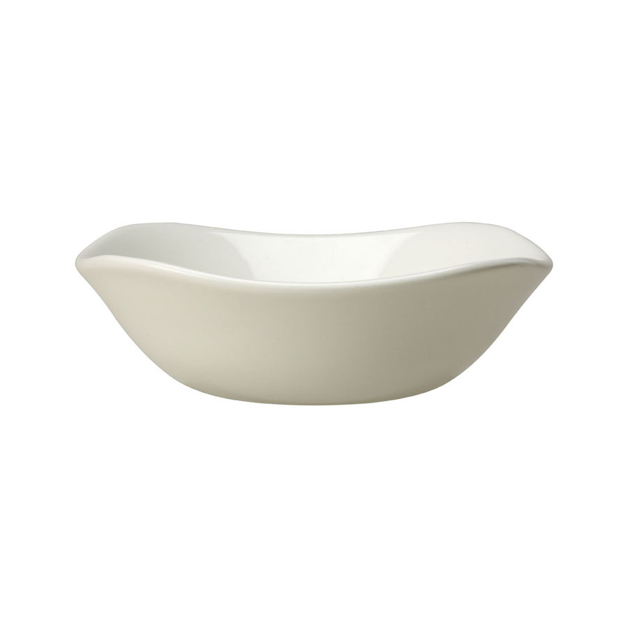 Steelite Taste Vitrified Porcelain White Square Bowl 20.25x20.25cm