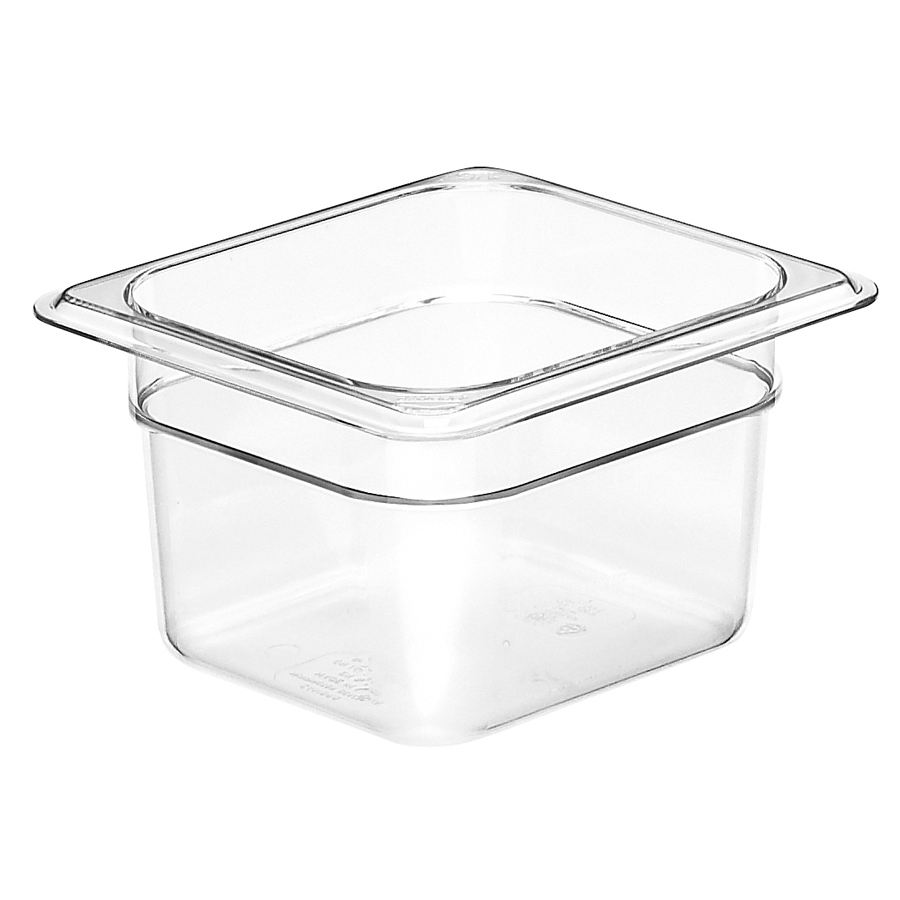 Cambro Gastronorm Container 1/6 Clear Polycarbonate 162x100mm