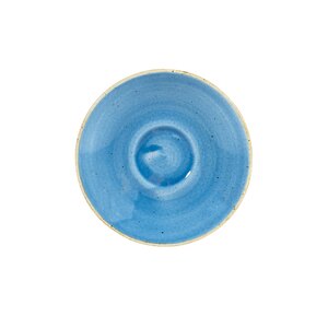 Churchill Stonecast Vitrified Porcelain Cornflower Blue Round Espresso Saucer 11.8cm
