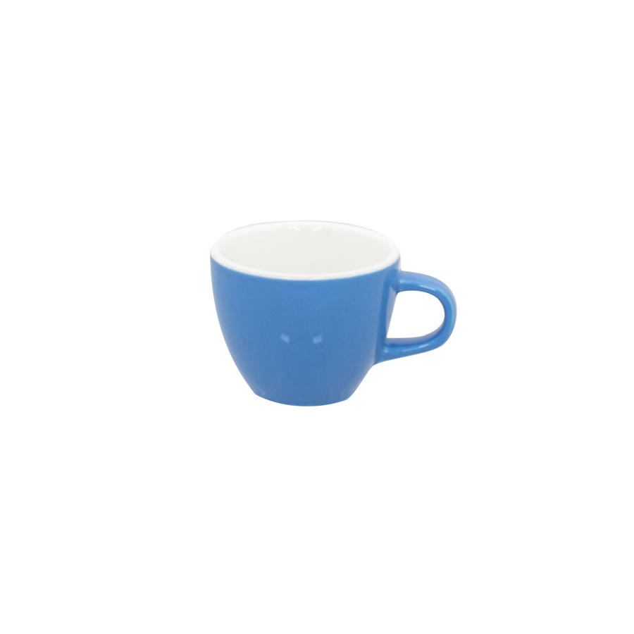 Superwhite Café Porcelain Sky Blue Tulip Shaped Cup 17cl 6oz