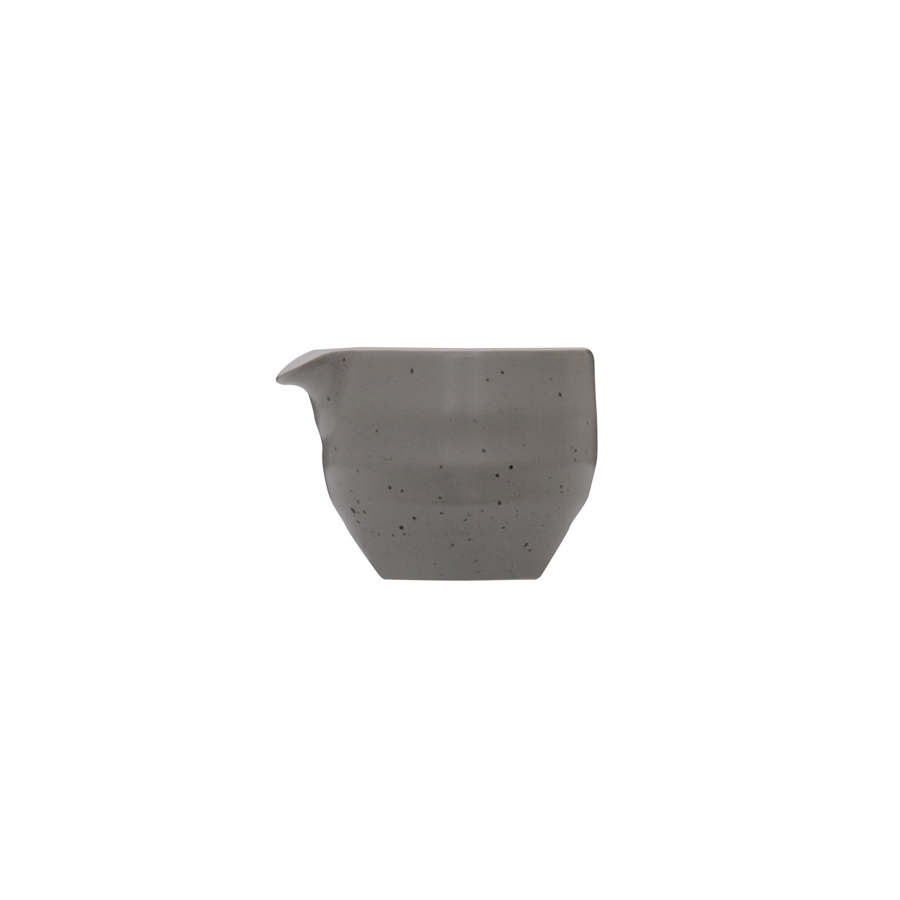 Artisan Pebble Vitrified Fine China Grey Globe Mini Jug 2.5oz