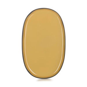 Revol Caractere Ceramic Tumeric Oval Plate 35.5x21.8cm