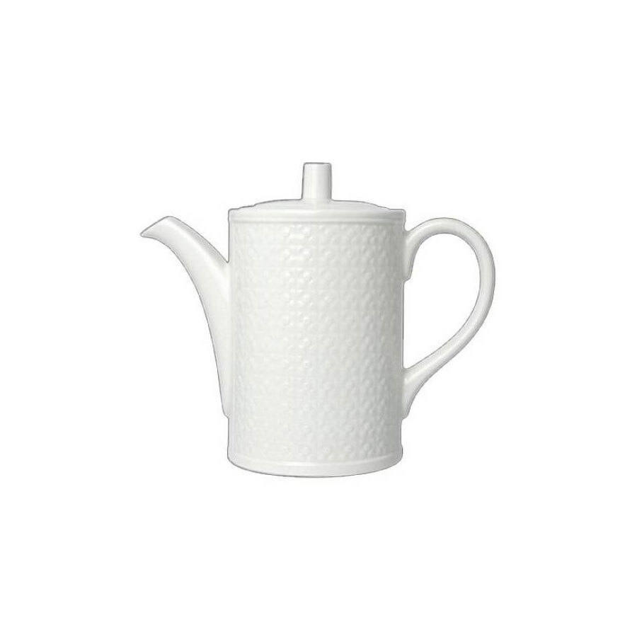 Steelite Bead Vitrified Porcelain White Beverage Pot Accent 60CL