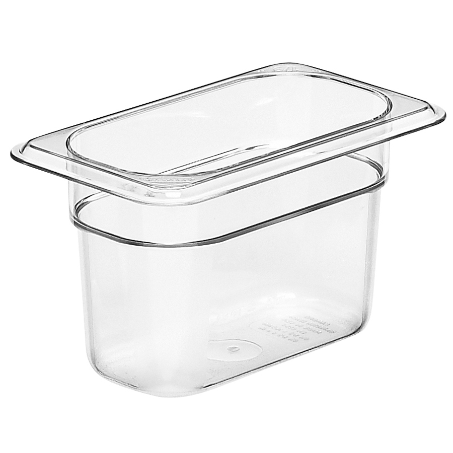Cambro Gastronorm Container 1/9 Clear Polycarbonate 108x100mm