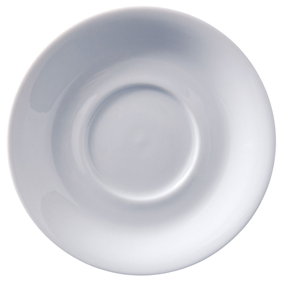 Superwhite Porcelain Round Coffee Saucer 16cm