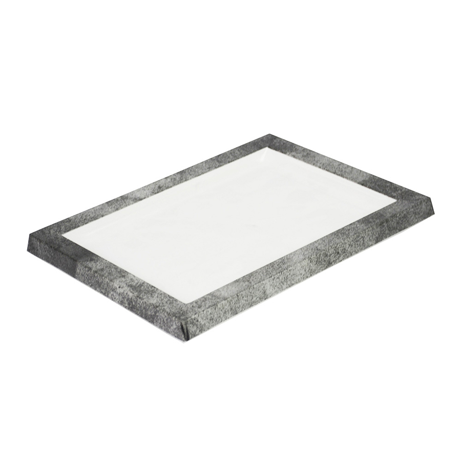 Urban White Frame Platter 28cm