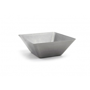 Front of the House Mod Antique Stainless Steel Square Bowl 5.5x2 Inch 21oz