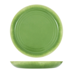 Light Green Glazed Melamine Casablanca 3.5L Low Bowl
