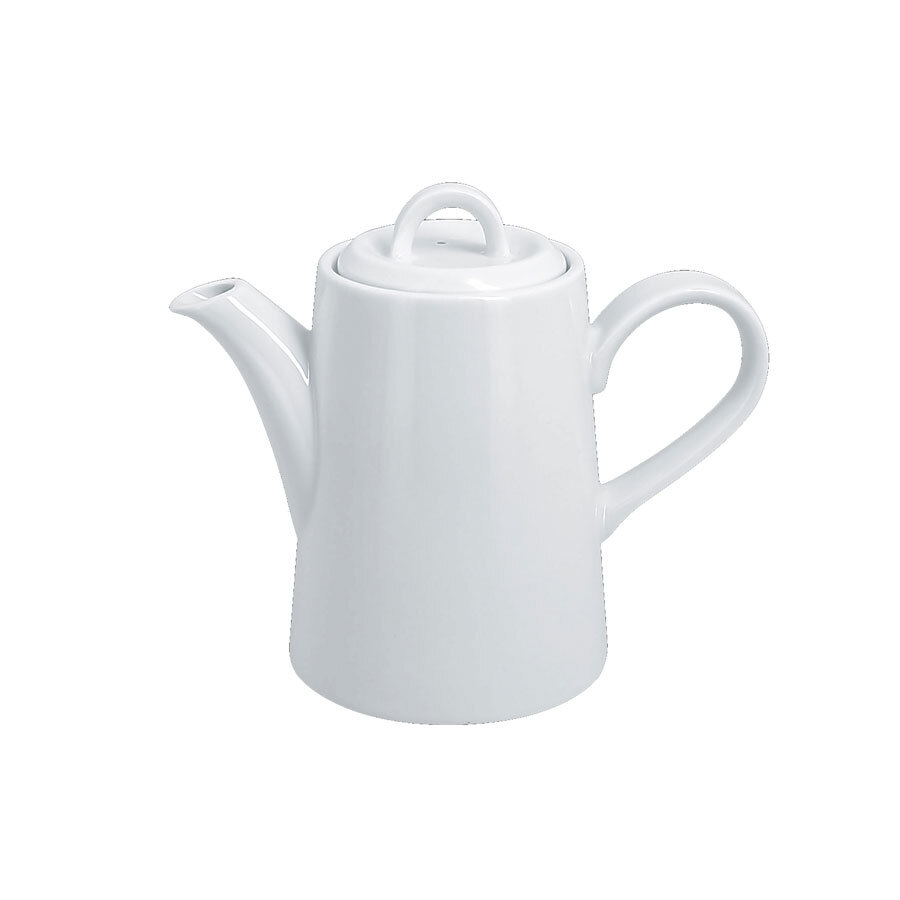 Rak Access Vitrified Porcelain White Coffee Pot & Lid 35cl