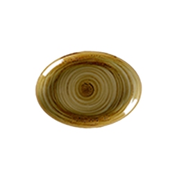 Rak Spot Vitrified Porcelain Garnet Oval Platter 21cm