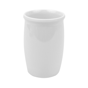 White Melamine Dressing Pot 110 x167mm 1L