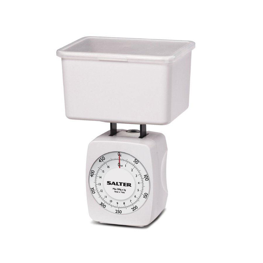 Salter Mechanical Scales Portion Control With Bowl 500g x 5g