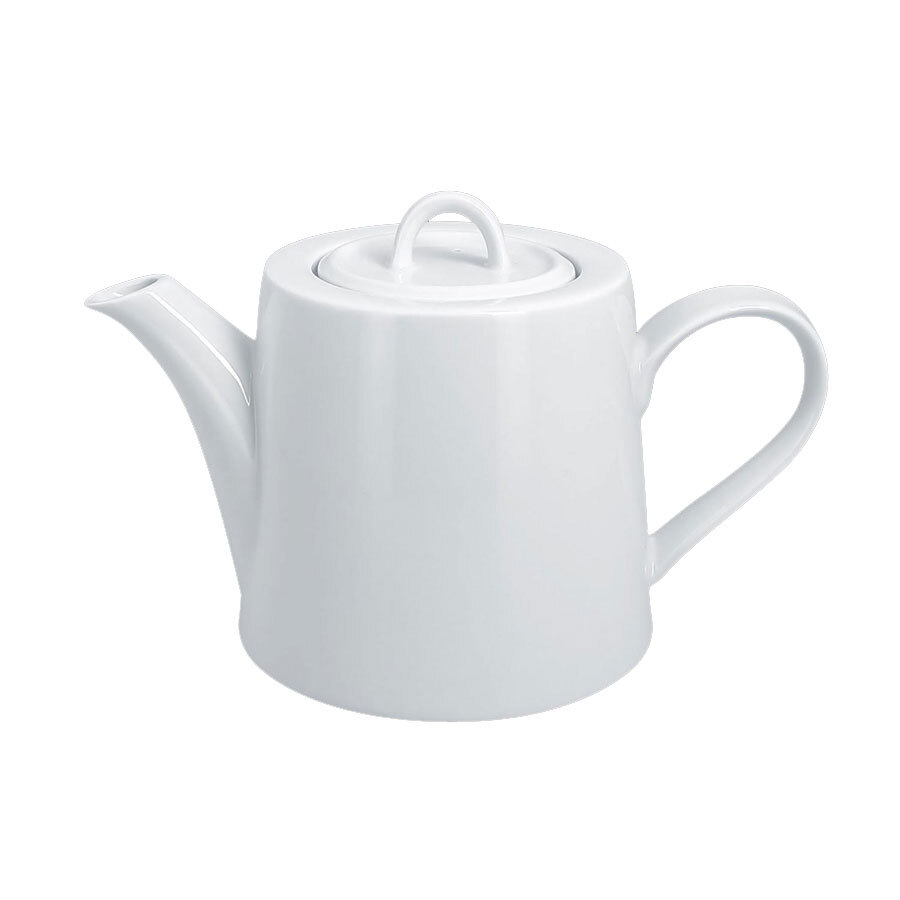 Rak Access Vitrified Porcelain White Teapot & Lid 80cl