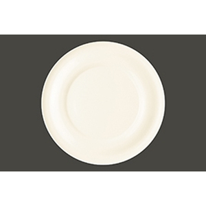 Rak Lyra Vitrified Porcelain White Round Flat Plate 31cm